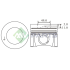 TŁOK MV PARTS P5247A STDTŁOK KPL VW 1.6TDI 12-