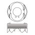 TŁOK MV PARTS P5254A STD MITSUBISHI 1.2 12-18