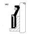 USZCZELNIACZ ZAWOROWY CORTECO 49472839 WYDECHOWY VOLVO 4.4 05-