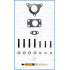 KOMPLET USZCZELEK TURBOSPRĘŻARKI AJUSA JTC11298 PSA 1.4HDI 03-