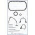 KOMPLET USZCZELEK BLOKU AJUSA 54041100 HYUNDAI 1298,1410,1.5 85-