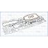 KOMPLET USZCZELEK SILNIKA AJUSA 51014100 IVECO 8140.23.37 -