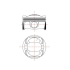 TŁOK MAHLE 039PI00135000 STD PSA 1.2THP 15-