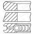 PIERŚCIENIE TŁOKOWE GOETZE 0837380000 STD TOYOTA 2k/2/4 trap.2L
