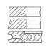 PIERŚCIENIE TŁOKOWE GOETZE 0842410700 0.50 TOYOTA 1.5/1.5/3 1.4D 99-