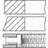 PIERŚCIENIE TŁOKOWE GOETZE 0844050000 STD MERCEDES 1.2/1.2/2 1.6-2.0