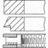 PIERŚCIENIE TŁOKOWE GOETZE 0844850700 0.50 HYUNDAI 1/1.2/2 16V 1.2