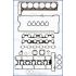 KOMPLET USZCZELEK GŁOWICY AJUSA 52173500 MERCEDES 2.7 72-85