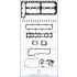 KOMPLET USZCZELEK GŁOWICY AJUSA 53098100 IVECO 3.0HPI 16-