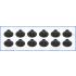 KOMPLET USZCZELNIACZY ZAWOROWYCH AJUSA 57080500 FORD 4.0 01-
