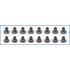 KOMPLET USZCZELNIACZY ZAWOROWYCH AJUSA 57078700 FIAT 2.0 16-