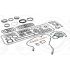 KOMPLET USZCZELEK SILNIKA ELRING 493451 MAN D2866 96-