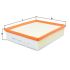 FILTR POWIETRZA KNEHT LX4245 VW 1.6 12-