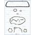 KOMPLET USZCZELEK BLOKU AJUSA 54093800 NISSAN 2.8TD RD28ETi 97-