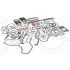 KOMPLET USZCZELEK SILNIKA ELRING 563502 VOLVO 9.6D 74-