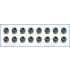 KOMPLET USZCZELNIACZY ZAWOROWYCH AJUSA 57023600 OPEL 1.4-1.6 97-