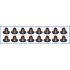 KOMPLET USZCZELNIACZY ZAWOROWYCH AJUSA 57039000 OPEL 1.9-2.4 98-
