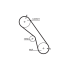 KOMPLET ROZRZĄDU GATES K025560XS TOYOTA 2.5-3.0D 00-