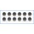 KOMPLET USZCZELNIACZY ZAWOROWYCH AJUSA 57025300 OPEL 1.0 97-