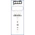 KOMPLET USZCZELEK SILNIKA AJUSA 50315500 MITSUBISHI 1.6 10-