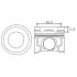 TŁOK MV PARTS P5411A STD PSA 1.5HDI 18-