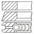 PIERŚCIENIE TŁOKOWE GOETZE 0810300000 STD VW 1.75/2/3 V6 98-