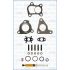 KOMPLET USZCZELEK TURBOSPRĘŻARKI AJUSA JTC12543 RENAULT 1.9DCI 96-