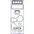 KOMPLET USZCZELEK GŁOWICY AJUSA 52029100 PSA 1124cc XW7 86-