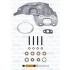 KOMPLET USZCZELEK TURBOSPRĘŻARKI AJUSA JTC11965 OPEL 1.0 14-