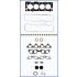 KOMPLET USZCZELEK GŁOWICY AJUSA 52138700 ROVER 2.0 16V 20T4 96-