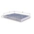 FILTR KABINOWY KNEHT LAK189 OPEL 1.3-1.8CDTI 03-10