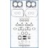 KOMPLET USZCZELEK GŁOWICY AJUSA 52177800 SUBARU 2457c EJ25D 96-