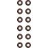 KOMPLET USZCZELNIACZY ZAWOROWYCH VICTOR REINZ 12-53037-01 TOYOTA 4.0 84-92