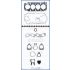 KOMPLET USZCZELEK GŁOWICY AJUSA 52458200 ALFA ROMEO 1.8TBi 09-18