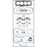 KOMPLET USZCZELEK GŁOWICY AJUSA 52112600 TOYOTA 16V 2.0 86-92