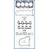 KOMPLET USZCZELEK GŁOWICY AJUSA 52155200 TOYOTA 2.0D/TD 2C 92-