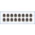 KOMPLET USZCZELNIACZY ZAWOROWYCH AJUSA 57031400 TOYOTA 16V 1.0-1.5 98-