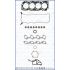 KOMPLET USZCZELEK GŁOWICY AJUSA 52020900 TOYOTA 2.2D L 81-84