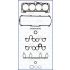 KOMPLET USZCZELEK GŁOWICY AJUSA 52139500 VW 1.8 91-99