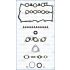 KOMPLET USZCZELEK GŁOWICY AJUSA 53081800 JAGUAR 2.7D 04-15