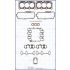 KOMPLET USZCZELEK GŁOWICY AJUSA 52162800 AD V6 2598-2771cc 94-