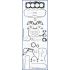 KOMPLET USZCZELEK SILNIKA AJUSA 50168200 TOYOTA 2.0 94-02