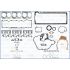 KOMPLET USZCZELEK SILNIKA AJUSA 50438200 MAN D0836LOH 93-
