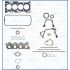KOMPLET USZCZELEK SILNIKA AJUSA 50425700 HYUNDAI 1.1 10-13