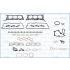 KOMPLET USZCZELEK SILNIKA AJUSA 50548300 HYUNDAI 3.8 15-