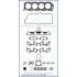 KOMPLET USZCZELEK GŁOWICY AJUSA 52310100 TOYOTA 4.0 91-00
