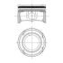 TŁOK MAHLE 001PI00200002 0.50 MERCEDES 16V 2.0 13-
