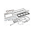 KOMPLET USZCZELEK SILNIKA ELRING 943910 HYUNDAI 2.9CRDI 03-06