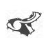 USZCZELKA POMPY WODY ELRING 541652 MERCEDES 4.7-5.5 10-