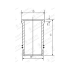 TULEJA CYLINDROWA GOETZE 1561005000 MERCEDES OM470 12-